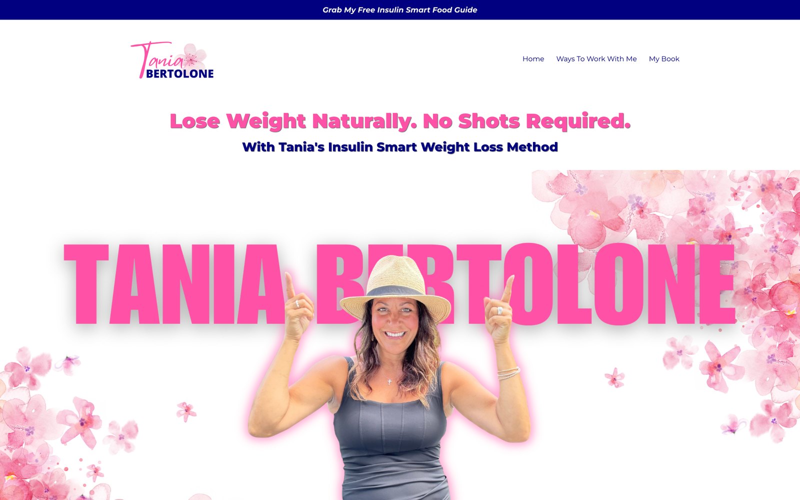 Tania Bertolone — health coaching brand and funnel, built by Firestarter